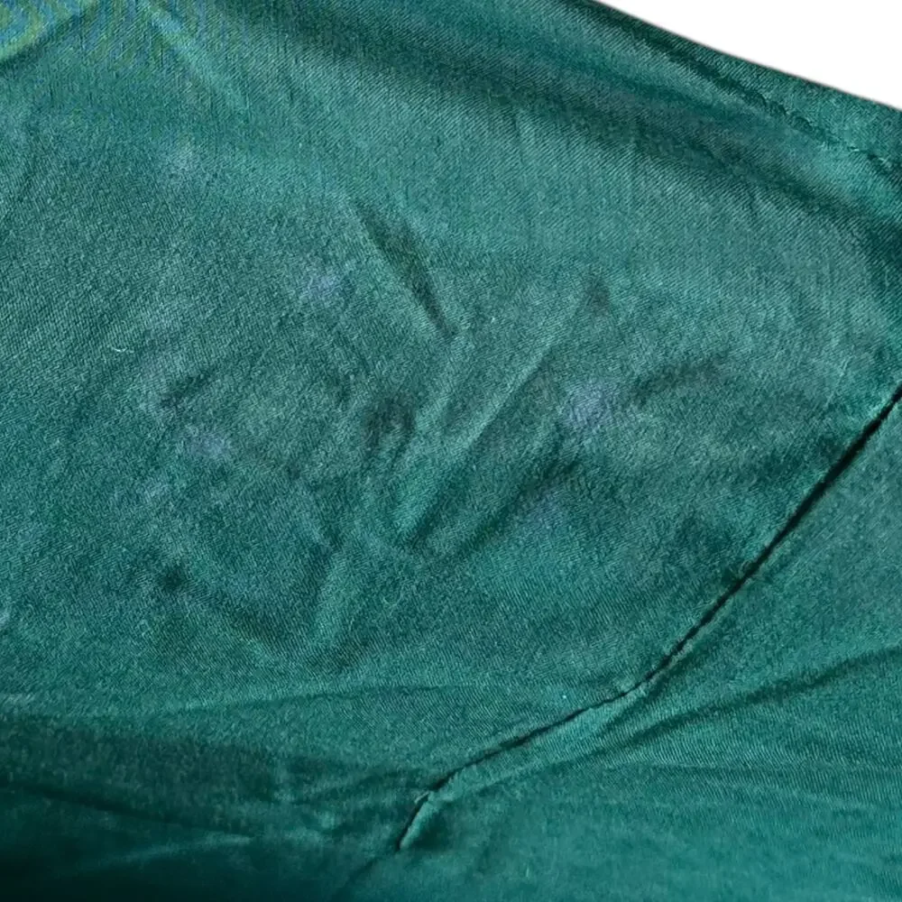 Womens Top Size Medium Dark Green Open Shoulder Business Casual Professional Fun
